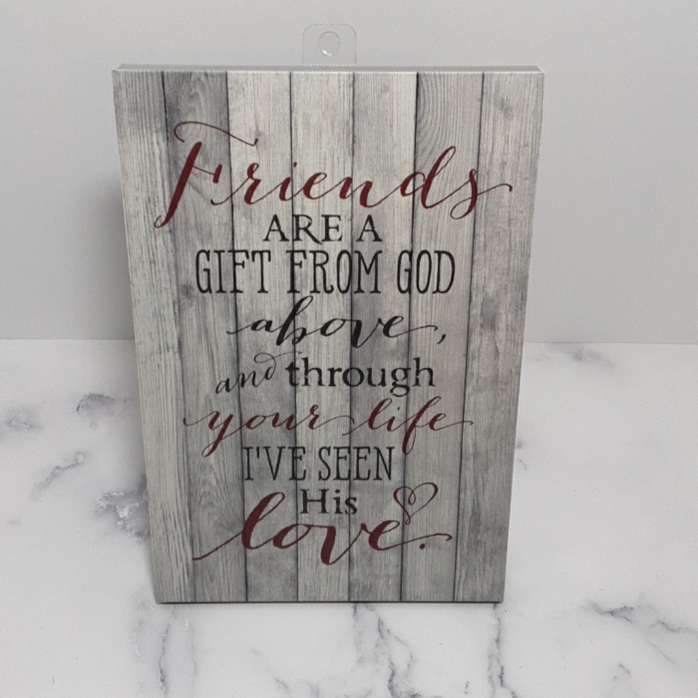 🆕️ "Friends" display plaque